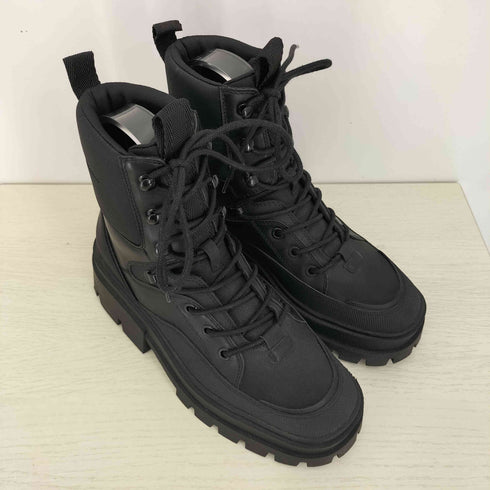 ザラ ZARA トラックソール コンバットブーツ レディース EUR:37