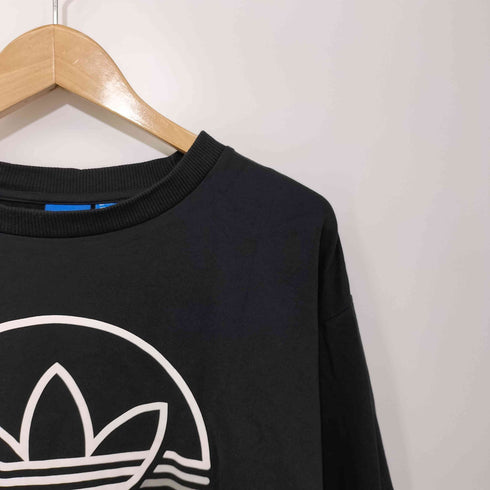 アディダスオリジナルス adidas Originals LIGHT SWEATSHIRT ロゴプリント ロンT ロングスリーブTシャツ メンズ OT(XL)