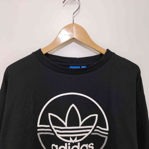 アディダスオリジナルス adidas Originals LIGHT SWEATSHIRT ロゴプリント ロンT ロングスリーブTシャツ メンズ OT(XL)