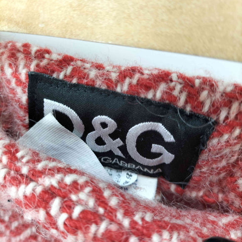 ディーアンドジードルチェアンドガッバーナ D&G DOLCE&GABBANA イタリア製 ウール100% 総柄 イージーパンツ レディース 40