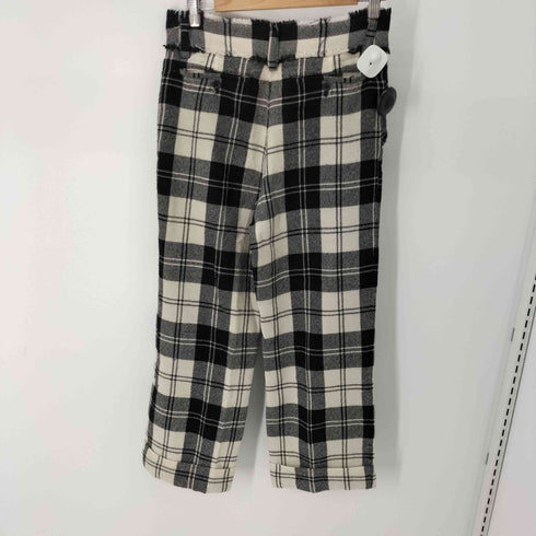ジュンヤワタナベコムデギャルソンマン JUNYA WATANABE COMME des GARCONS MAN AD2004 00S ホツレ加工 ウール スラックスパンツ レディース JPN:S