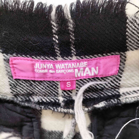 ジュンヤワタナベコムデギャルソンマン JUNYA WATANABE COMME des GARCONS MAN AD2004 00S ホツレ加工 ウール スラックスパンツ レディース JPN:S