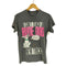 90S U CANT TEACH A RUDE DOG NEW TRICKS クラックプリント S/S Tシャツ シングルステッチ レディース