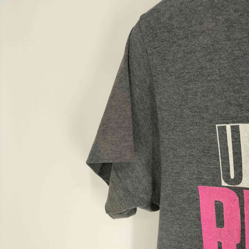 90S U CANT TEACH A RUDE DOG NEW TRICKS クラックプリント S/S Tシャツ シングルステッチ レディース