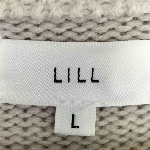 リル LILL ルーズシルエットロールアップボリュームスリーブカーディガン メンズ JPN:L