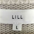 リル LILL ルーズシルエットロールアップボリュームスリーブカーディガン メンズ JPN:L