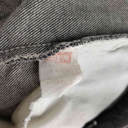 リーバイス Levis 90s USA製 575刻印 先染め 505 ジップフライ ブラックデニムパンツ メンズ W31 L30