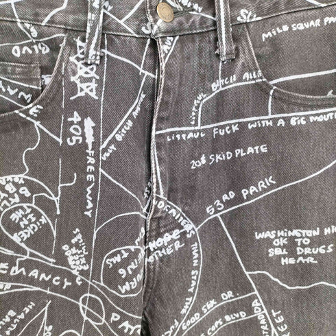 シュプリーム Supreme 19SS GONZ MAP DENIM PAINTER PANT メンズ 30