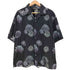 クレイル CLEL 2Way Multi Pattern Drape Short Sleeve Shirt 2way 花柄 アブストラクト柄ドレープ半袖シャツ メンズ JPN:S