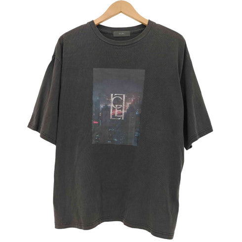 クレイル CLEL Vintage Design Short Sleeve Pigment Print T-Shirt ヴィンテージデザイン 半袖ピグメントプリントTシャツ メンズ JPN:S