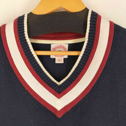ブルックスブラザーズ BROOKS BROTHERS Vネックコットンニット メンズ import:M