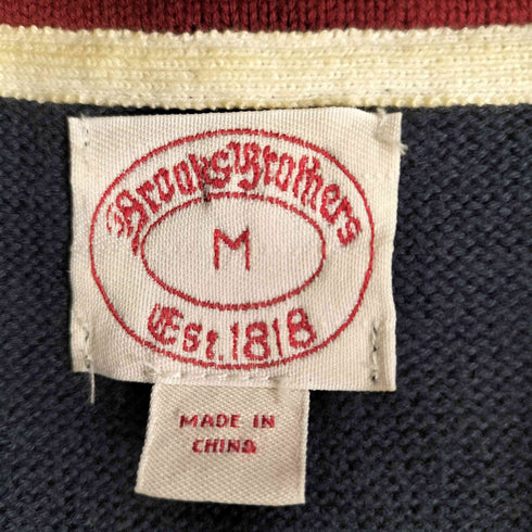 ブルックスブラザーズ BROOKS BROTHERS Vネックコットンニット メンズ import:M