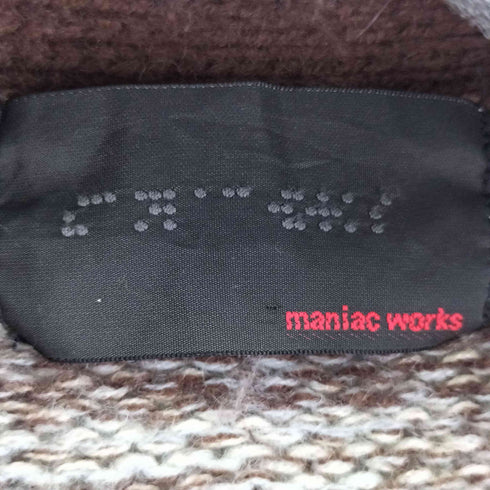MANIAC WORKS ウールカーディガン メンズ