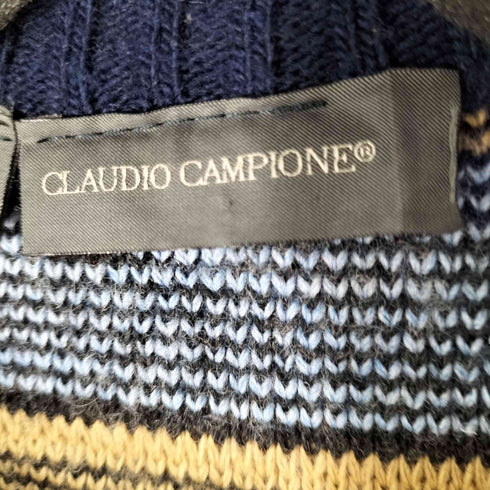 CLAUDIO CAMPIONE イタリア製 総柄ニットセーター メンズ JPN:L