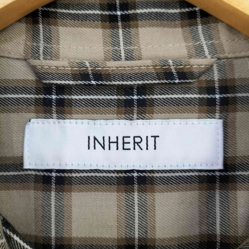 インヘリット INHERIT チェックルーズシャツ メンズ JPN:L