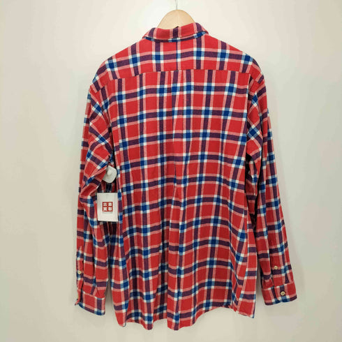 アールディーズ ALDIES ロゴ刺繍 チェックシャツ ネルシャツ メンズ JPN:XL