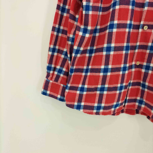 アールディーズ ALDIES ロゴ刺繍 チェックシャツ ネルシャツ メンズ JPN:XL