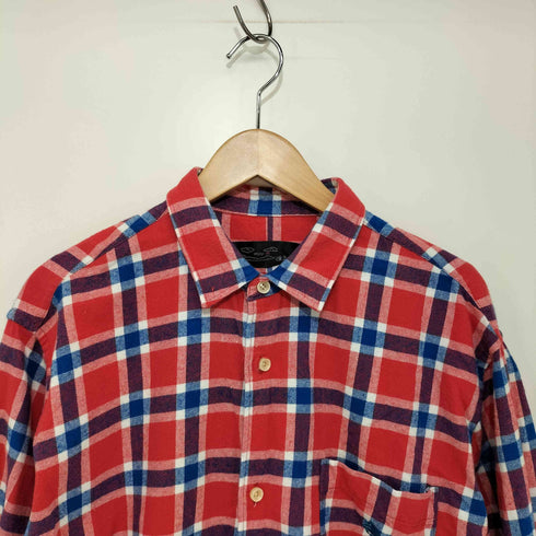 アールディーズ ALDIES ロゴ刺繍 チェックシャツ ネルシャツ メンズ JPN:XL