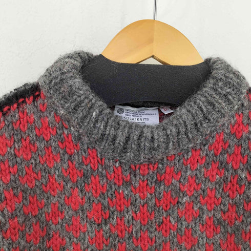 NIKOLAI KNITS デンマーク製 ウール ニット メンズ import:XL