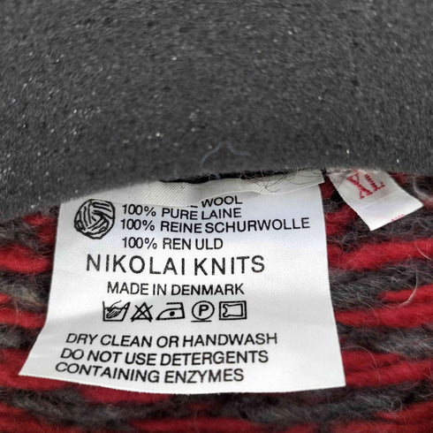 NIKOLAI KNITS デンマーク製 ウール ニット メンズ import:XL