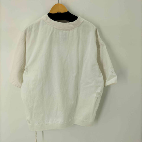 ザラ ZARA サイドジップ ダメージ加工S/Sデニムスウェットシャツ メンズ JPN:M
