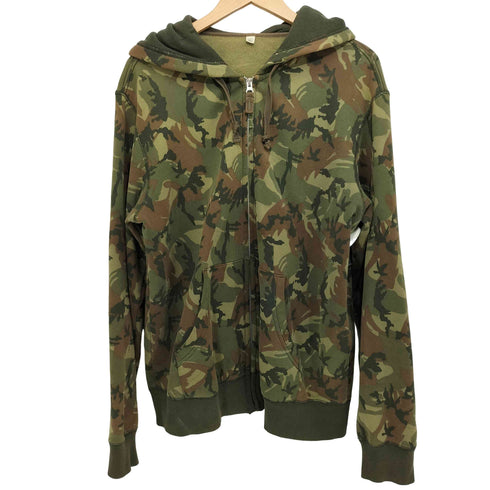 ユニクロ UNIQLO OLD カモフラ ジップアップパーカー メンズ JPN:XL