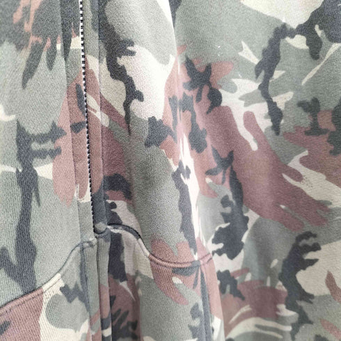 ユニクロ UNIQLO OLD カモフラ ジップアップパーカー メンズ JPN:XL