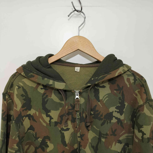 ユニクロ UNIQLO OLD カモフラ ジップアップパーカー メンズ JPN:XL