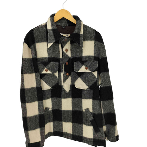 チャップスラルフローレン CHAPS RALPH LAUREN ハンドポケット ブロックチェックプルオーバーシャツ クルミボタン メンズ 46 REG