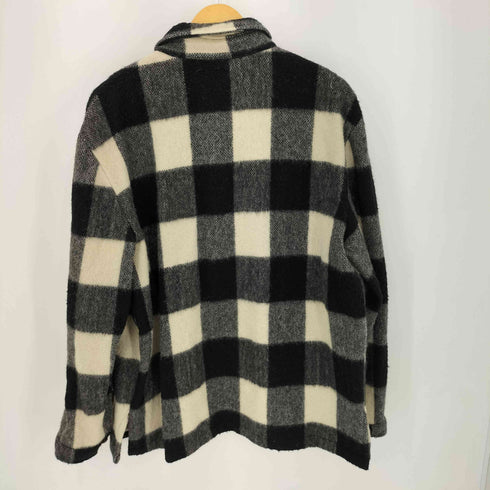 チャップスラルフローレン CHAPS RALPH LAUREN ハンドポケット ブロックチェックプルオーバーシャツ クルミボタン メンズ 46 REG