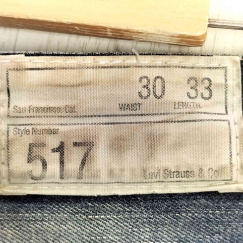 リーバイス Levis 517 ブーツカットデニムパンツ 日本製 ボタン裏J41 メンズ 30×33