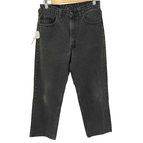 リーバイス Levis 90S 92年製 11月 USA製 ボタン裏532刻印 554 後染め ブラックデニムパンツ メンズ W32 L32