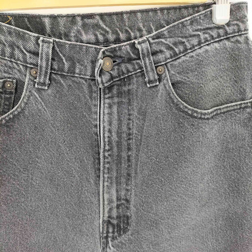 リーバイス Levis 90S 92年製 11月 USA製 ボタン裏532刻印 554 後染め ブラックデニムパンツ メンズ W32 L32