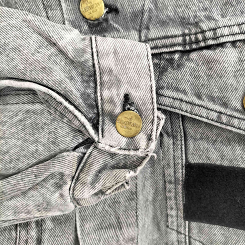 THE SEAWAY JEANS MADE IN ITALY グレーデニムトラッカージャケット メンズ JPN:L