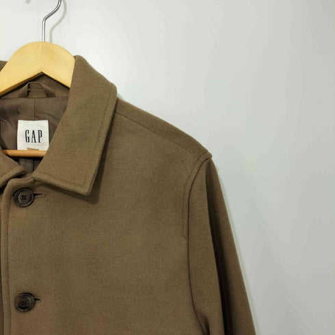 ギャップ Gap 2022AW V-TOP COAT MODERN BRONZE ウール混 ステンカラーコート メンズ import:S