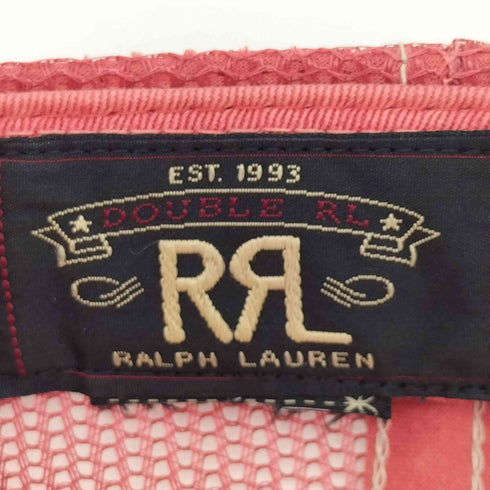 ダブルアールエルラルフローレン RRL RALPH LAUREN FADED RED メッシュトラッカーキャップ メンズ
