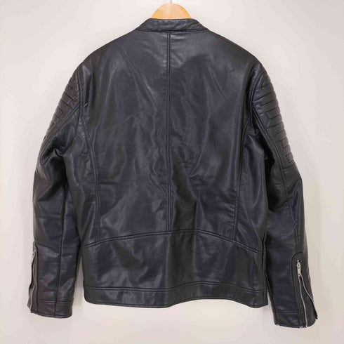 ザラ ZARA レザーライダースジャケット メンズ JPN:XL