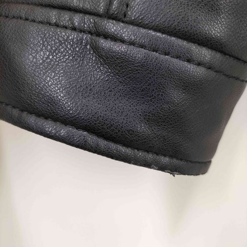 ザラ ZARA レザーライダースジャケット メンズ JPN:XL