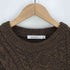 マウジー moussy DOCKING FRINGE KNIT ドッキング フリンジ ニット レディース FREE