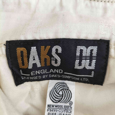 ダックス DAKS ウール ワンタックスラックス メンズ