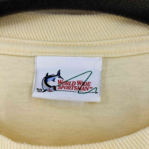 WORLD WIDE SPORTMAN フィッシングプリント ポケットS/S TEE メンズ