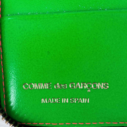 コムデギャルソン COMME des GARCONS SUPER FLUO マルチカラー ラウンドジップ 財布 メンズ