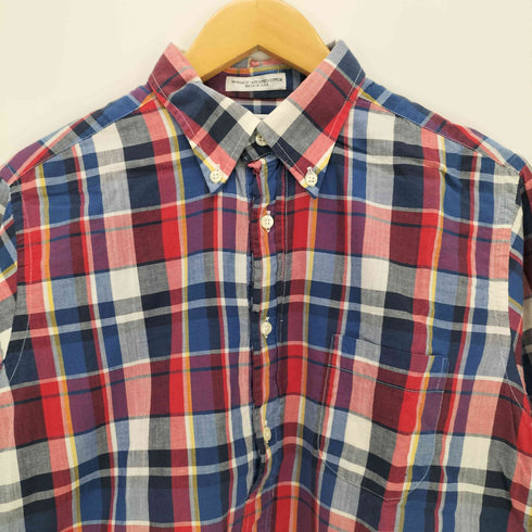 インディヴィジュアライズドシャツ individualized shirts アメリカ製 チェック柄 プルオーバーシャツ メンズ 15-34