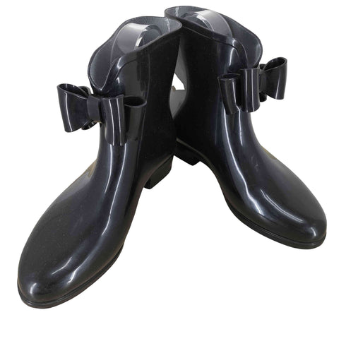ヴィヴィアンウエストウッド アングロマニア Vivienne Westwood ANGLOMANIA melissa リボンレインシューズ レディース JPN:24