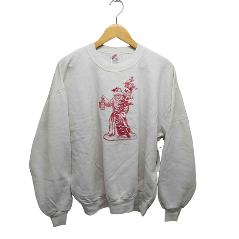 ジャージーズ JERZEES サンタクロース刺繍クルーネックスウェット メンズ JPN:XL