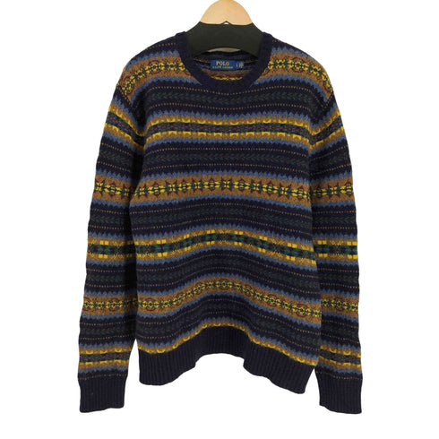 ポロラルフローレン POLO RALPH LAUREN Fair Isle Wool-blend Jumper In Multi メンズ JPN:L