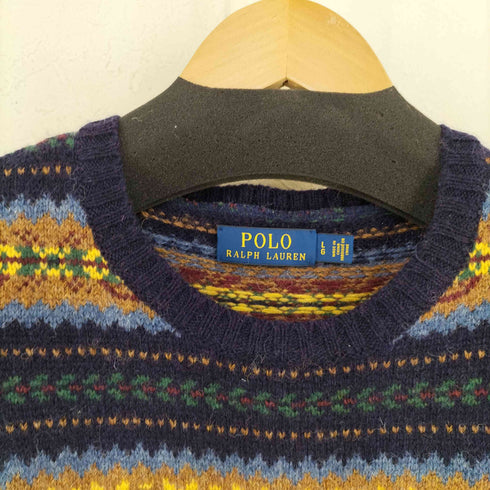ポロラルフローレン POLO RALPH LAUREN Fair Isle Wool-blend Jumper In Multi メンズ JPN:L