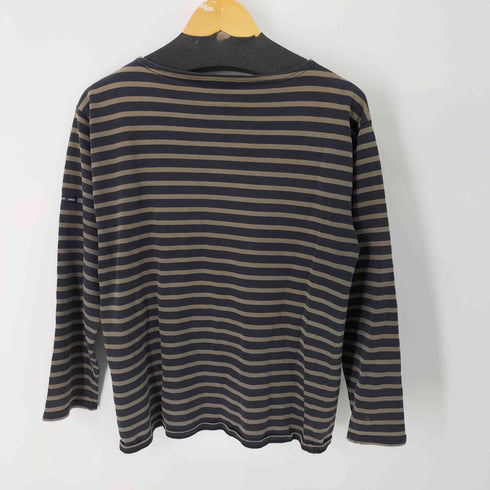 セントジェームス SAINT JAMES ラウンドネック ボーダー L/S カットソー バスクシャツ レディース