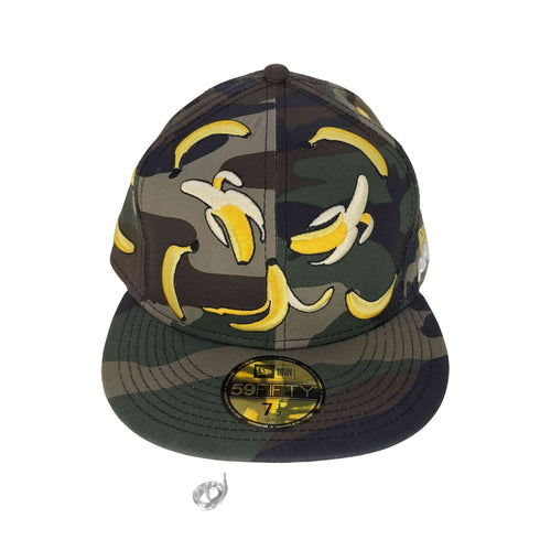 ニューエラ NEW ERA 59FIFTY バナナ オールオーバー ウッドランドカモ キャップ メンズ 7 1/2
