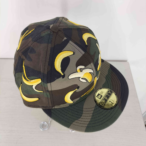 ニューエラ NEW ERA 59FIFTY バナナ オールオーバー ウッドランドカモ キャップ メンズ 7 1/2